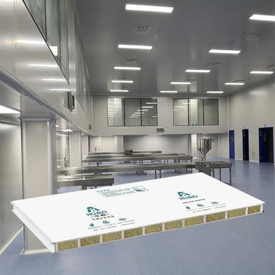 kaufen Feuerfest Maschine Made Mgo Rock Wool Sandwich Panel Antibakteriell für das Labor online manufacture