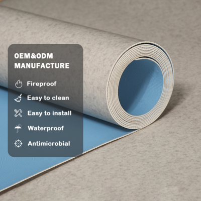 kaufen Huaao Wasserdichter 2mm PVC Vinylbodenbelag Rolle Kunststoffboden für Wohnzimmer Innenbereich 2mm Vinylboden wasserdichter Bodenbelag Rolle Innenboden online manufacture