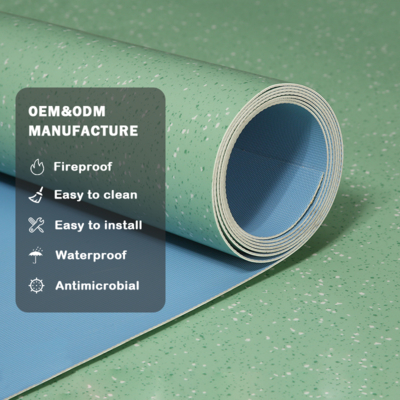 kaufen Huaao Großhandel Fußboden Aufkleber wasserdicht Pisos PVC-Fliesen Linoleum Fußboden Rollen 2,0 mm Fabrik Direktverkauf Bequeme Wartung PVC-Roll Fußboden Kunststoff-Boden online manufacture