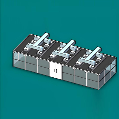 kaufen Huuao ISO 5/6/7/8 Standard Dust Free Modular Clean Room Design Professional Project Cleanroom Modular with Low Cost online manufacture