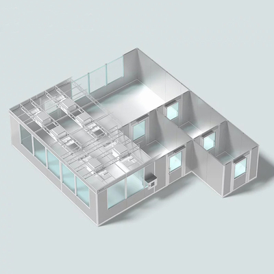kaufen Huuao Customized Solution Class 8 Prefabricated 50mm Sandwich Panel Modular Cleanroom GMP Workshop for Cosmetics or Food Factory online manufacture