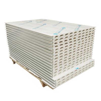 kaufen Huaao Fireproof Waterproof Aging Resistant Deformable and Easy Splicing of Magnesium Sulfide Purification Color Steel Sandwich Panel online manufacture