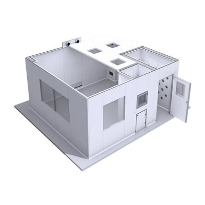 kaufen Huaao Pharmaceutical Clean Booth Sandwich Panel Ceiling Modular Clean Room Solutions for GMP Dust Free Cleanroom Project/Electric Industry/ISO4-8 online manufacture