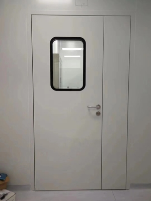 Customized Stahl Reinraum Schwingtür Feuer Rated 50mm Dicke Für Elektronikfabrik