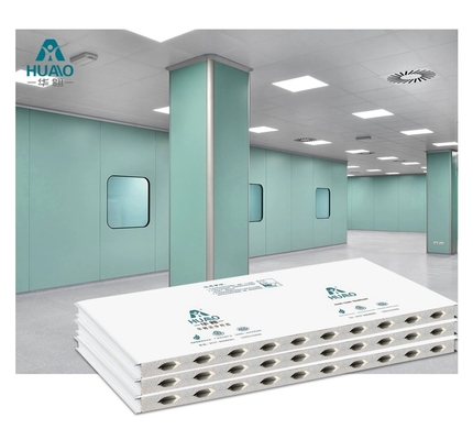 GMP Schlagfestigkeit Mgo Wandbrett Reinraum Sandwich Panel für Lebensmittelfabrik