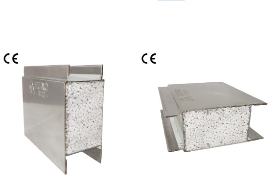 Schalldämmung aus Edelstahl, Steinwolle MGO PU Reinraum Sandwich Panel