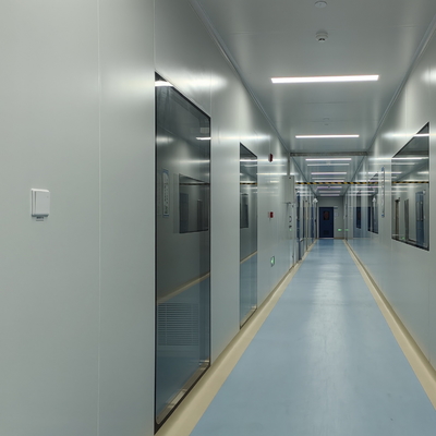 GMP Glatte Oberfläche Reinraum Gehärtetes Glas Fenster mit Aluminiumrahmen