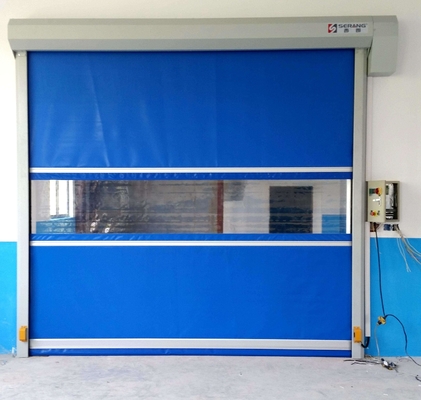 Elektro-PVC-Schnellschleifer Tür Windwiderstand für Logistiklager