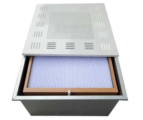 Modulare HEPA-Filterbox aus Edelstahl für die Luftfiltration in Krankenhäusern