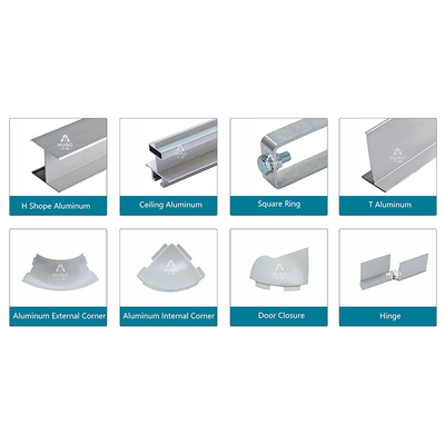 China Zulieferer Aluminiumrahmenprofil kundenspezifische Aluminiumextrusionsprofile