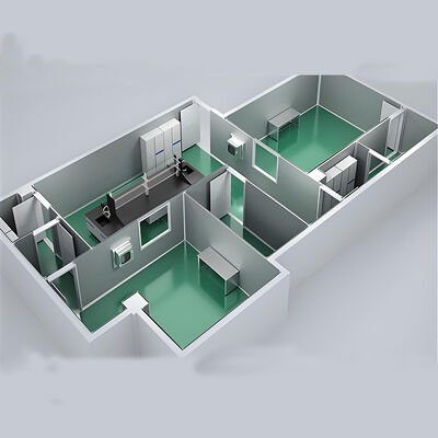 HUAAO ISO 7~9 Customized Modular Clean Room for Workshop Minimalist Design Fireproof & Eco-Friendly