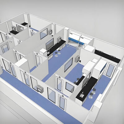 HUAAO Modulares Krankenhauscontainer Bewegliches Fertigteilcontainerhaus für Krankenhaus, Klinik, Labor, Reinraum, kundenspezifische Lösungen